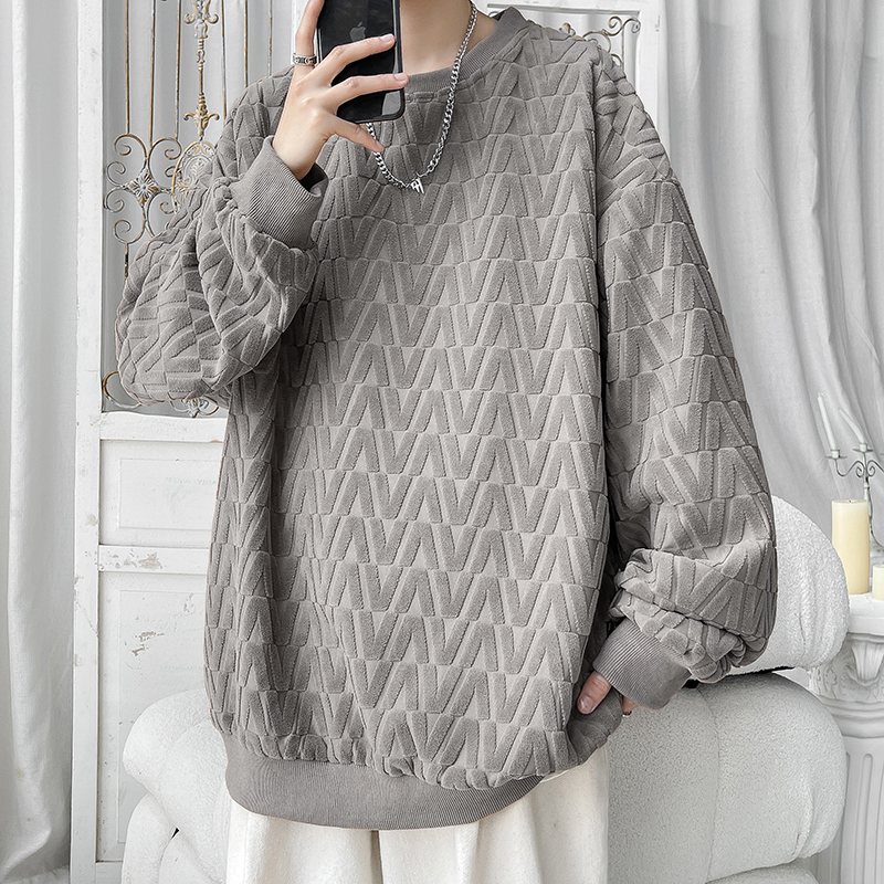 Trendy Oversize Men's Crew Nec – Oversized Crewneck Fleece recenzja i cena