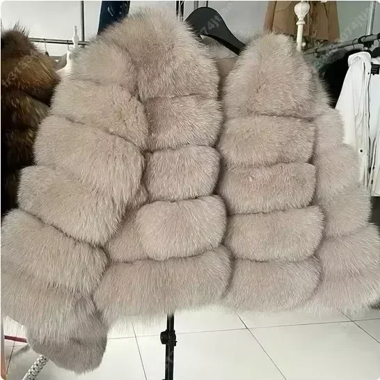 Women's Fashion faux fur coat  – Street Fashion Jacket Men recenzja i cena