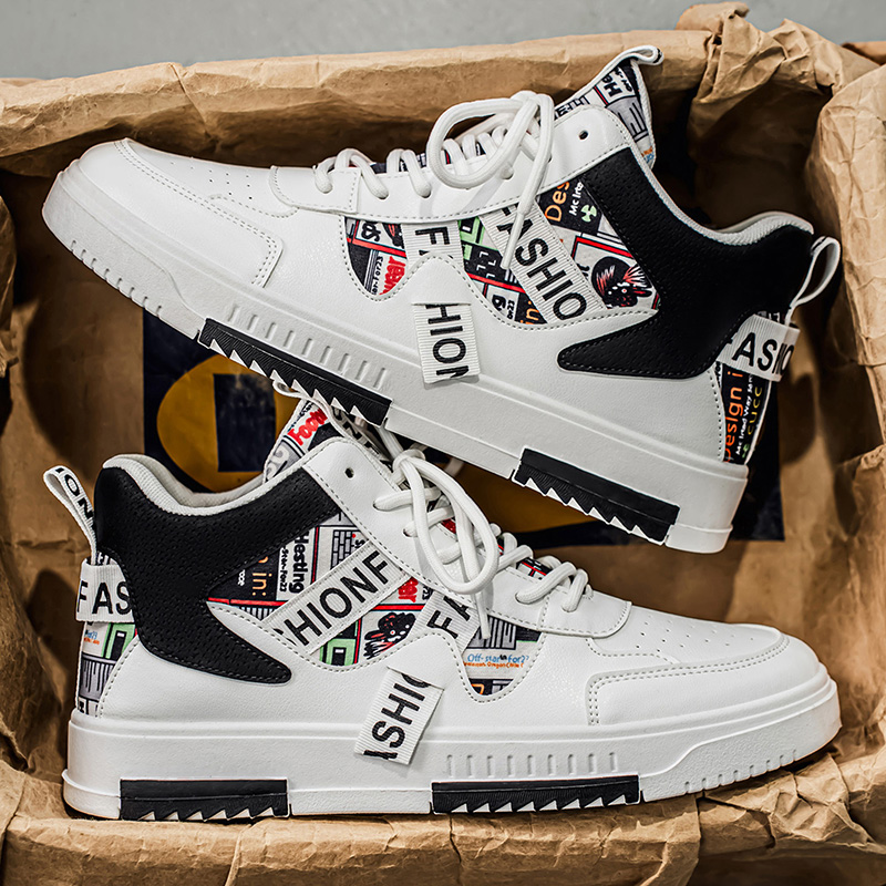 2025 New Men's High-Top Casual – Street Fashion Trend 2025 recenzja i cena
