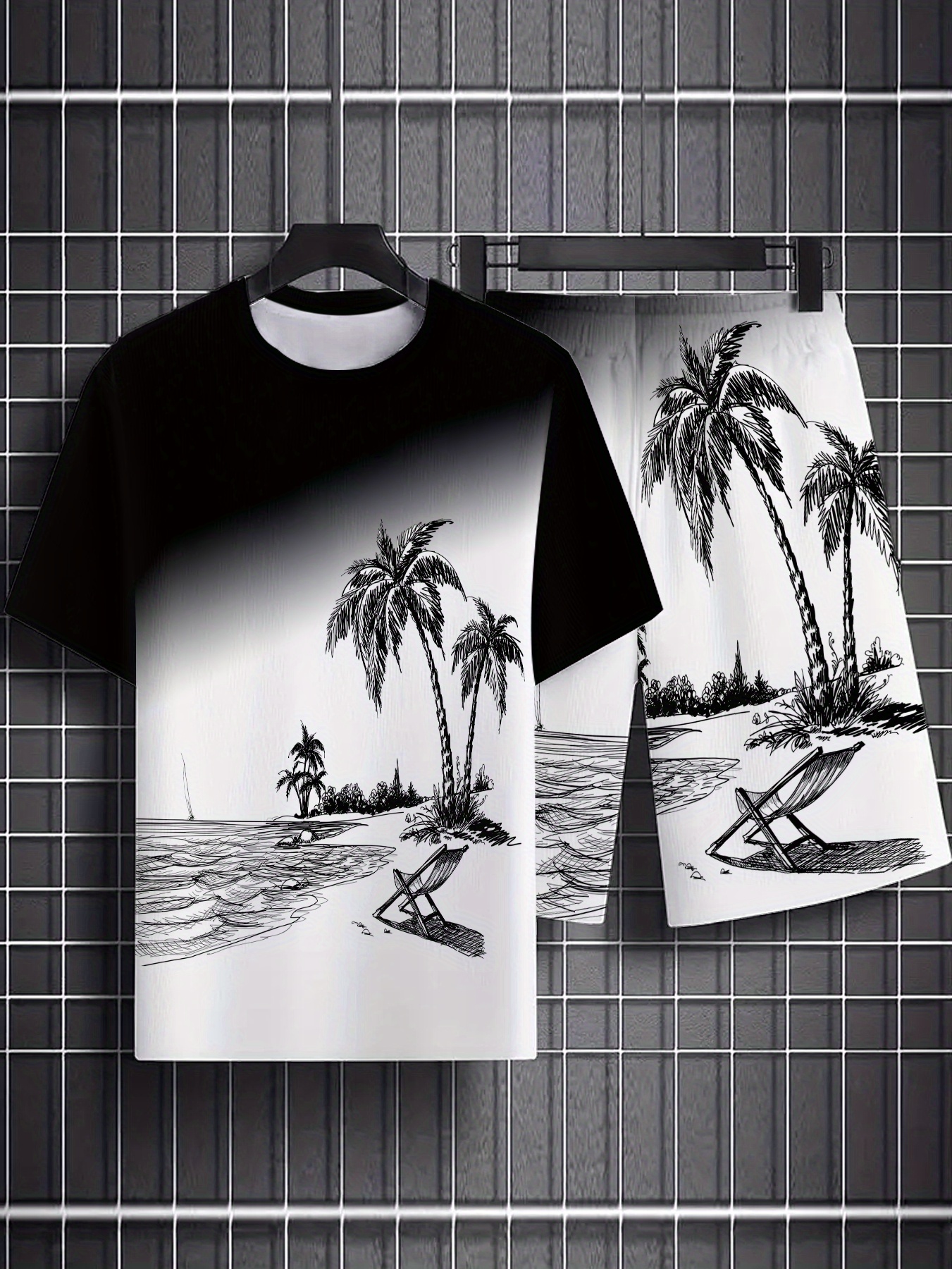 2026 Summer New Men's Short-Sl – Street Fashion Summer 2026 recenzja i cena