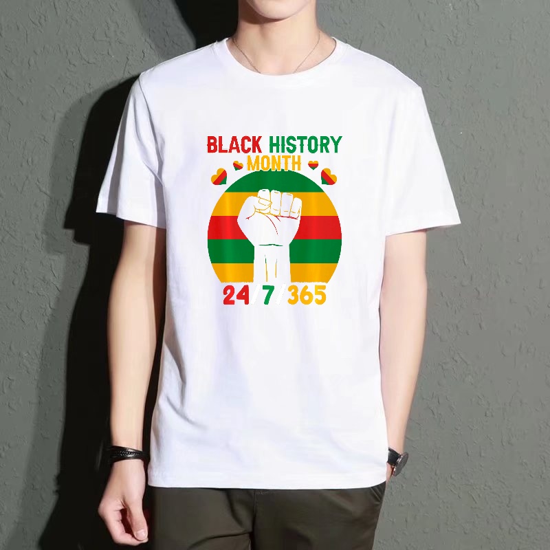 Men's Black Crew Neck Short-Sl – Street Fashion History recenzja i cena