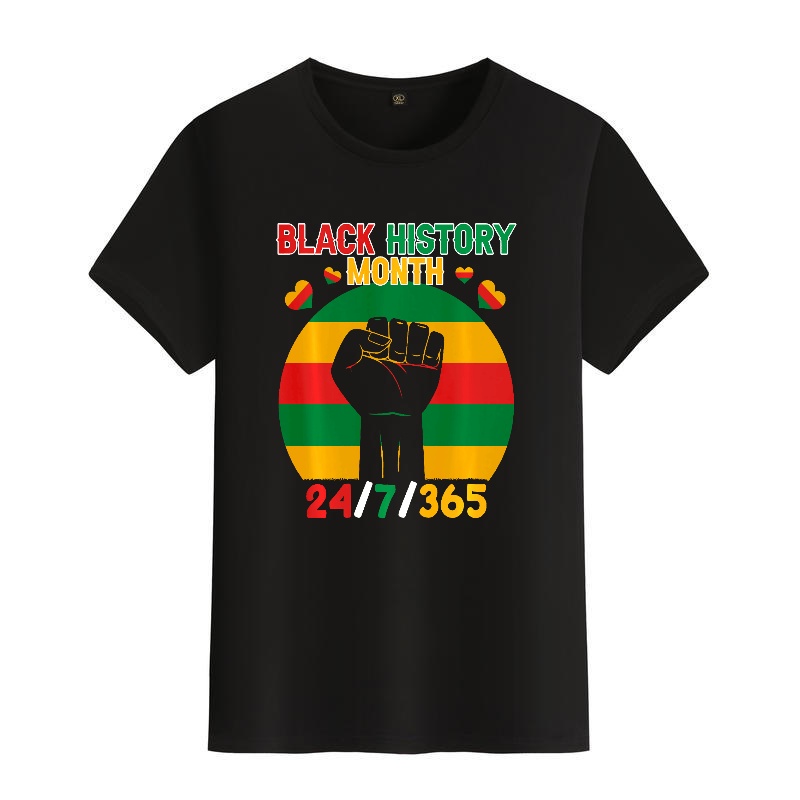 Men's Black Crew Neck Short-Sl – Street Fashion History recenzja i cena