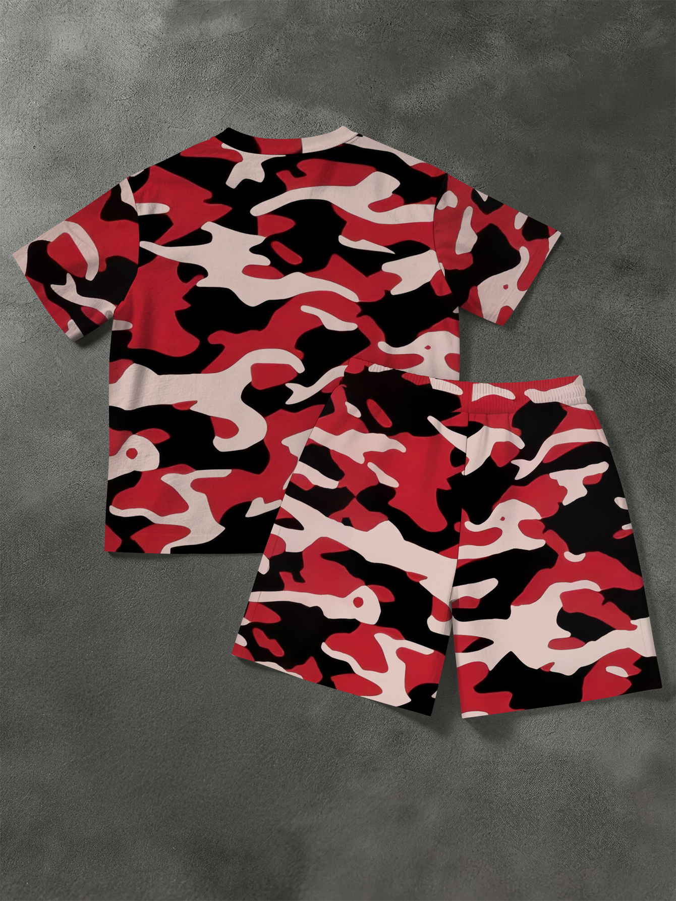 2026 Summer New Men's Short-Sl – Camo Pattern Set recenzja i cena