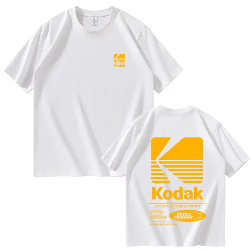 Kodak Brand Pure Cotton T-shir – Street Fashion Brand Logo recenzja i cena