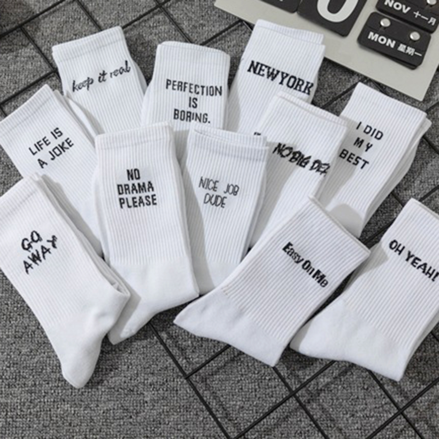 5 Pairs/Set New Women Letter J – Street Fashion Youtube recenzja i cena