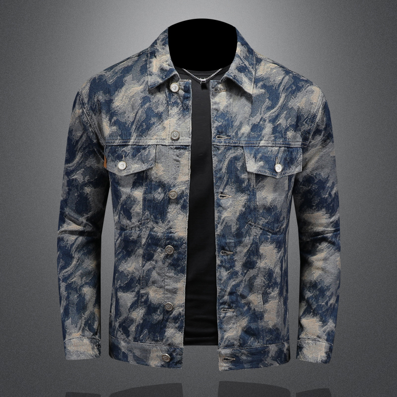 2025 Spring Vintage Denim Jack – Street Fashion Jacket Men recenzja i cena