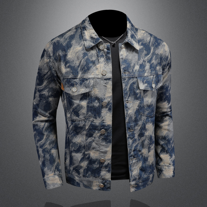 2025 Spring Vintage Denim Jack – Street Fashion Jacket Men recenzja i cena
