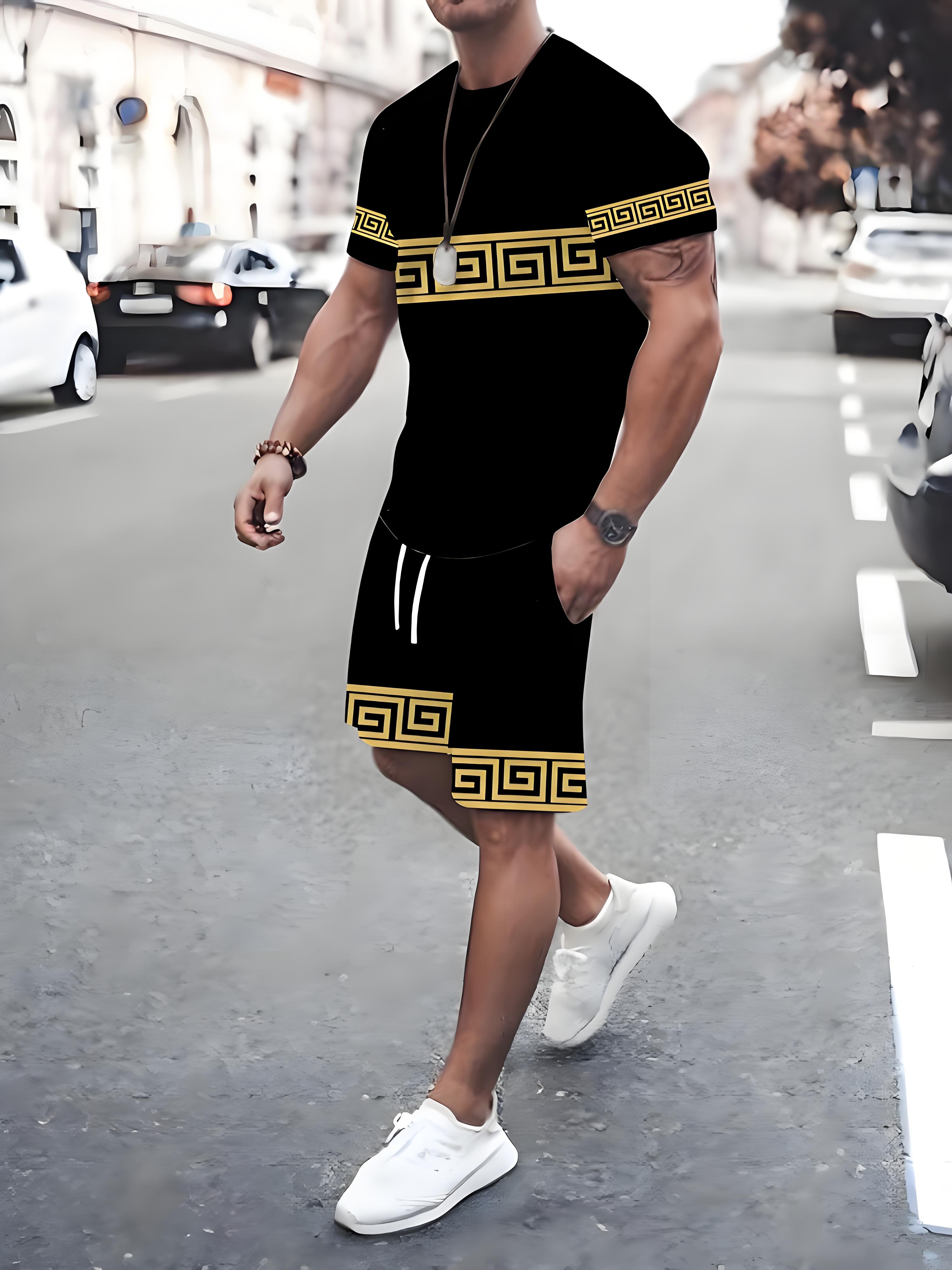 New Plus Size Men's T-shirt An – Street Fashion Male recenzja i cena