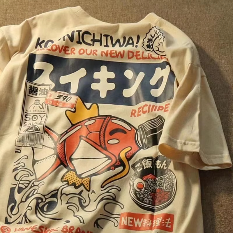 New Japanese Street T-shirt, M – Street Fashion Anime recenzja i cena