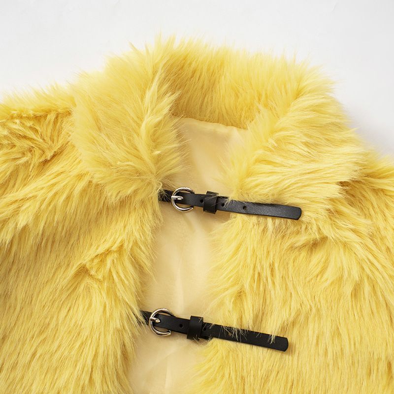 2025 Fur Short Coat Women Crop – Street Fashion Jacket Men recenzja i cena