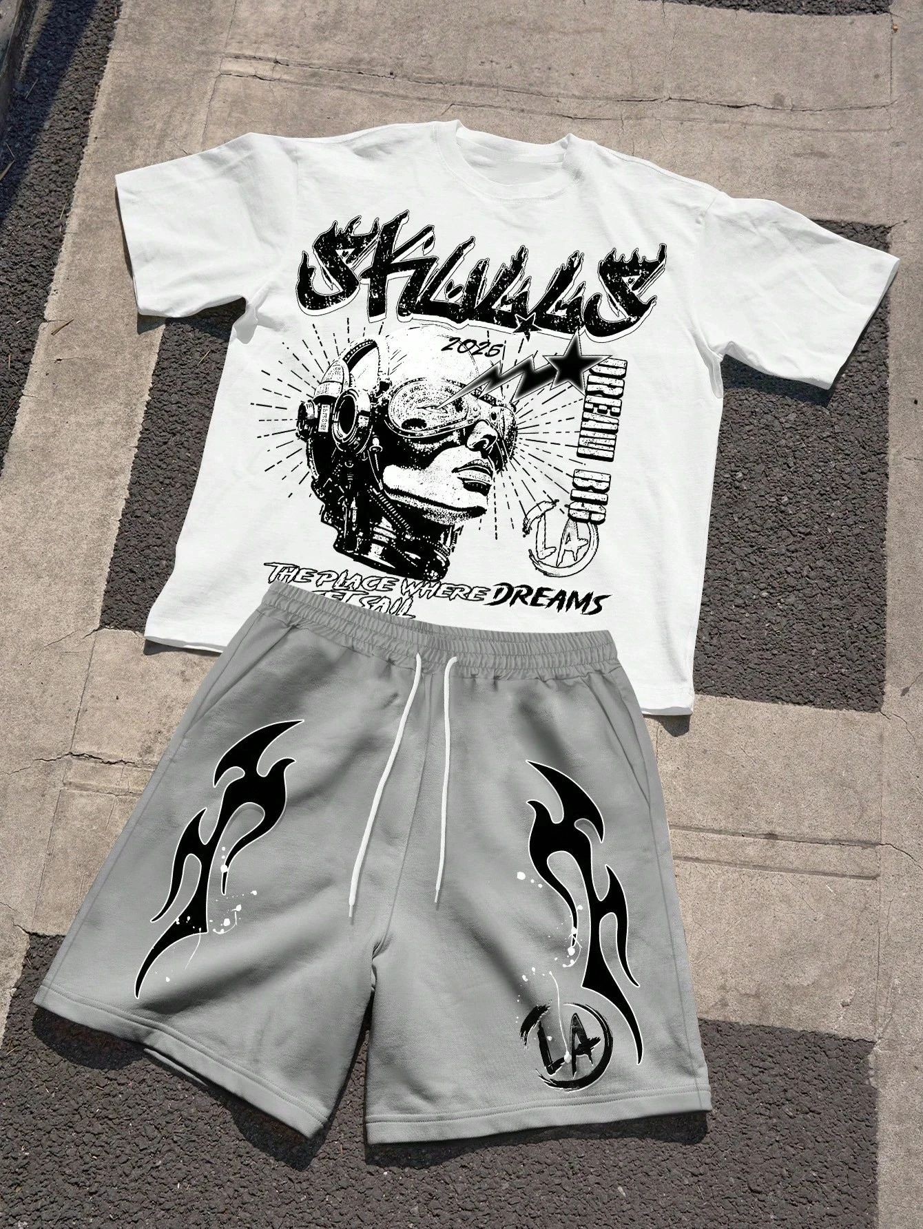 2026 Summer New Men's Short-Sl – Street Fashion Summer 2026 recenzja i cena