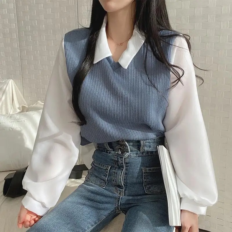 Summer Blouse Women Korean Sty – Street Fashion Korea recenzja i cena