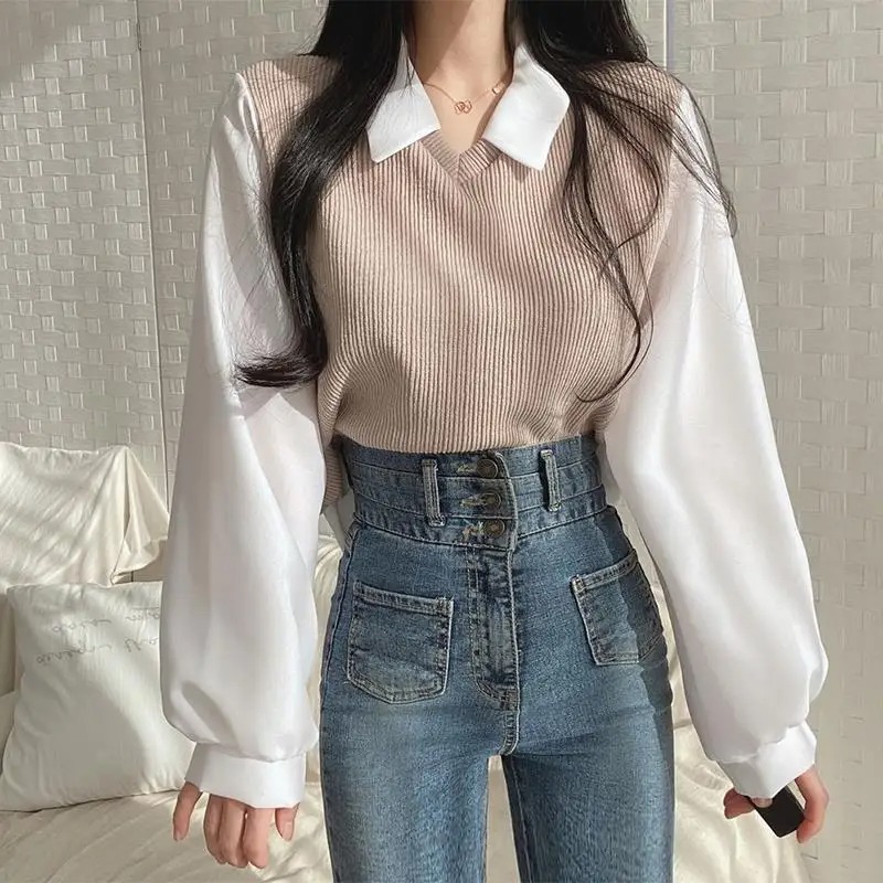 Summer Blouse Women Korean Sty – Street Fashion Korea recenzja i cena