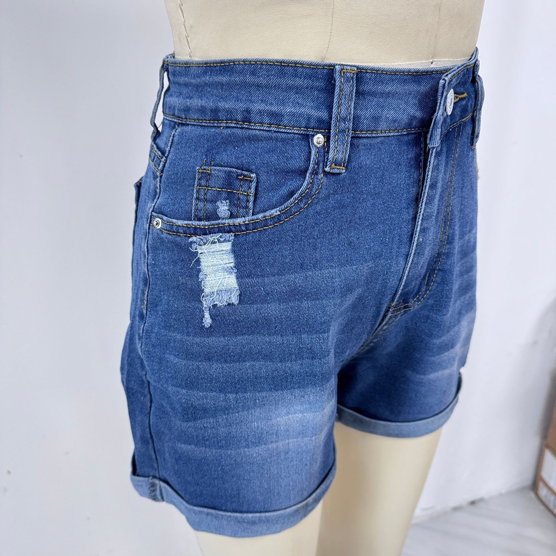 Shorts Jeans Women Streetwear  – Street Fashion Denim recenzja i cena
