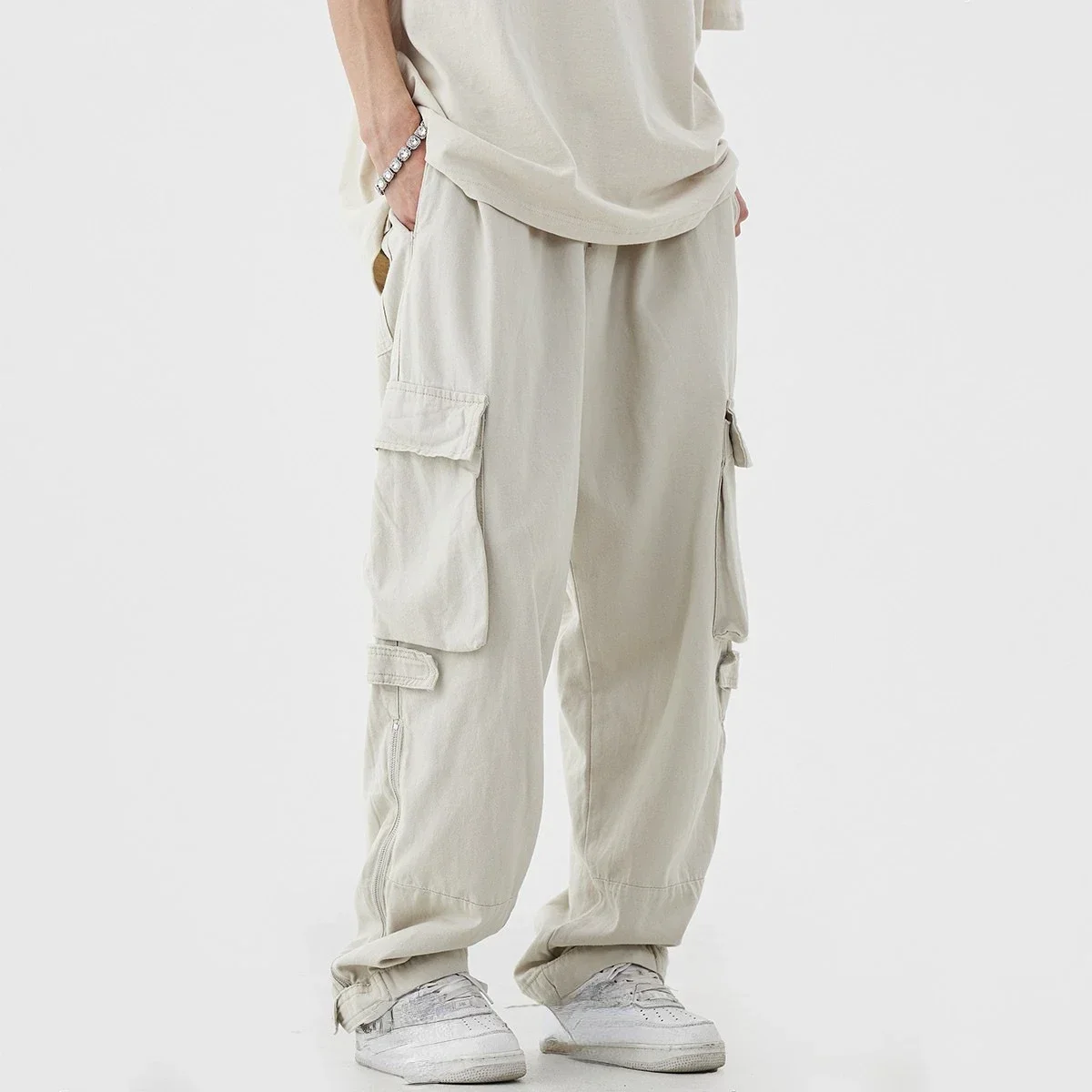 American Retro Multi-pocket Fa – Street Fashion Brand recenzja i cena