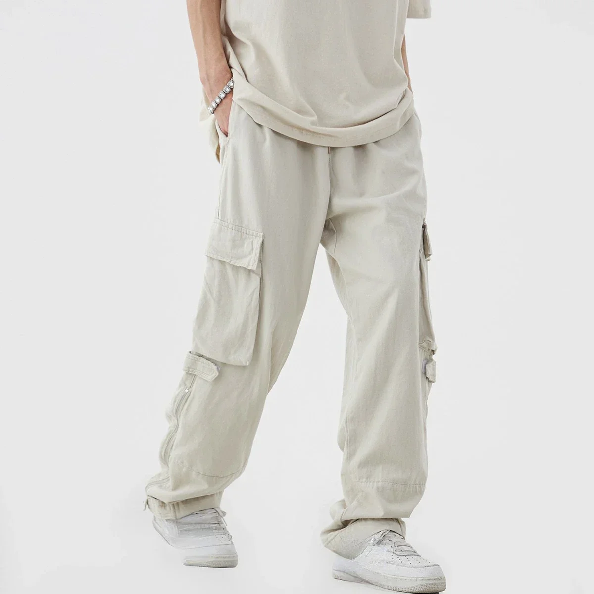 American Retro Multi-pocket Fa – Street Fashion Brand recenzja i cena