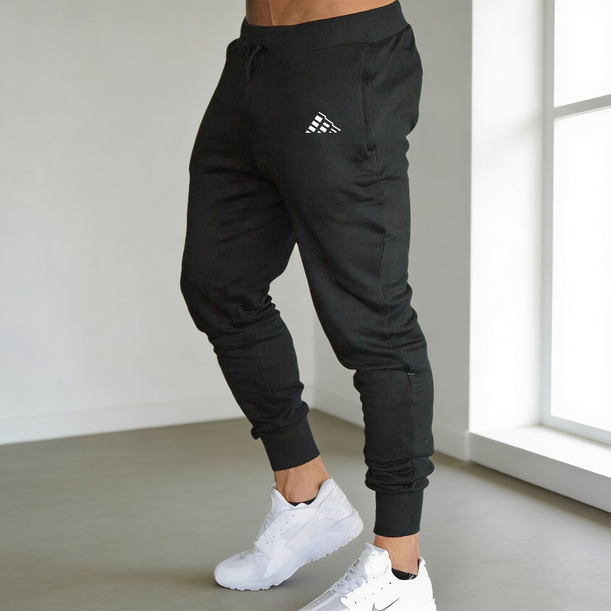New Men's Blue Trend print Cas – Running Pant Jogger recenzja i cena
