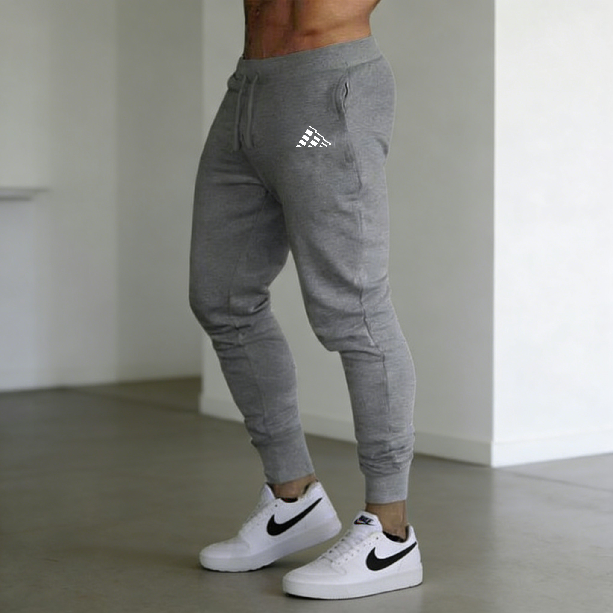 New Men's Blue Trend print Cas – Running Pant Jogger recenzja i cena