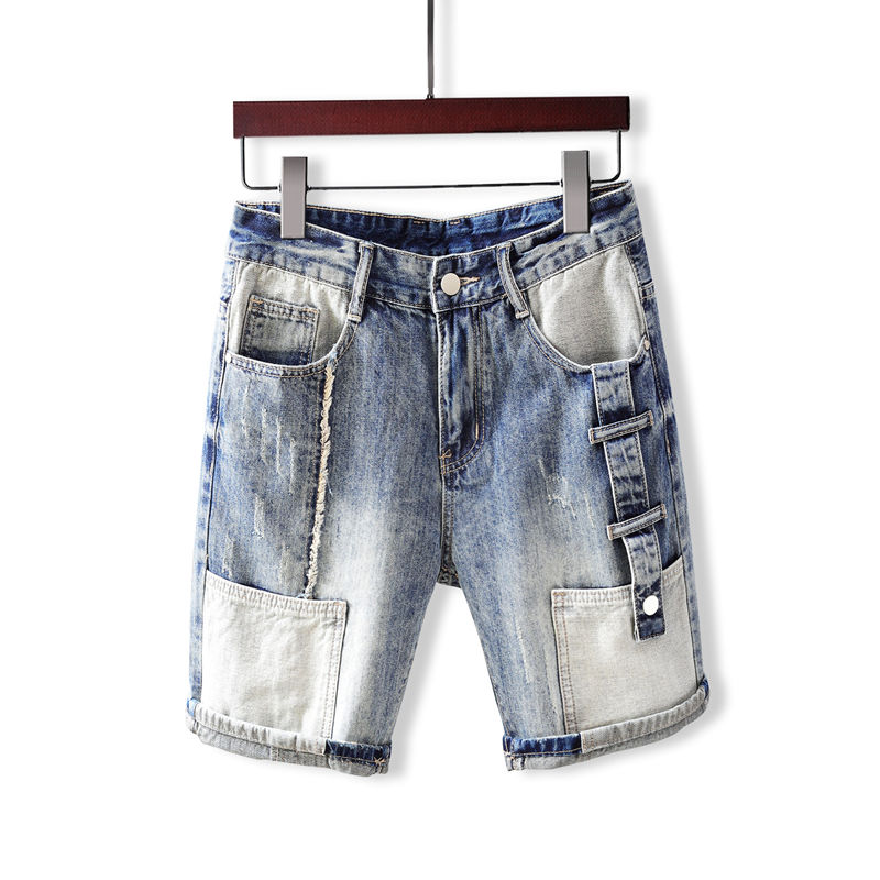 Men's Short Jeans Pants with P – Street Fashion Korea recenzja i cena