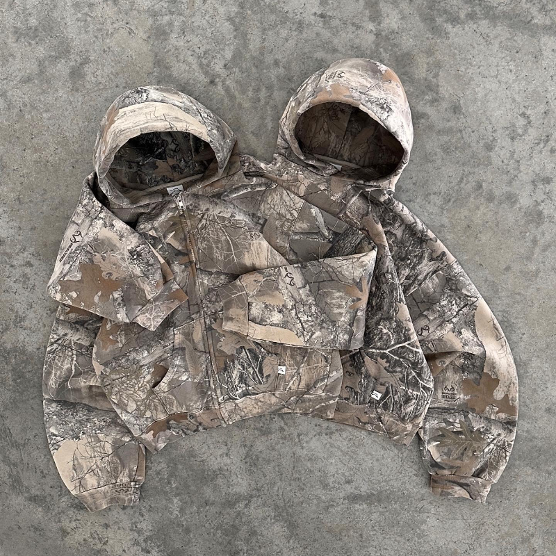 2 Pcs Outerwear Co-ords Y2K Re – Camo Pattern Set recenzja i cena