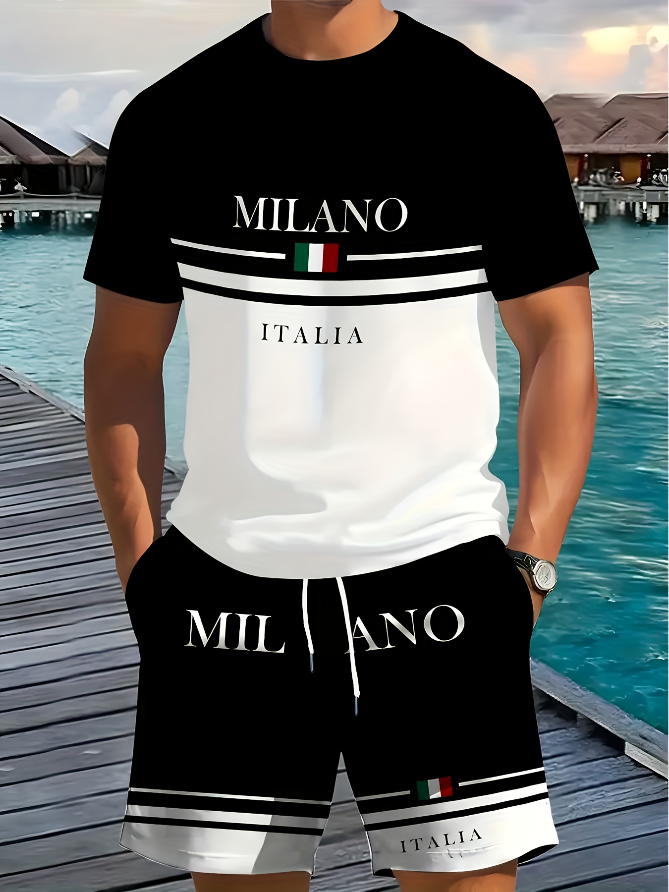 2026 Summer New Men's Short-Sl – Street Fashion Summer 2026 recenzja i cena