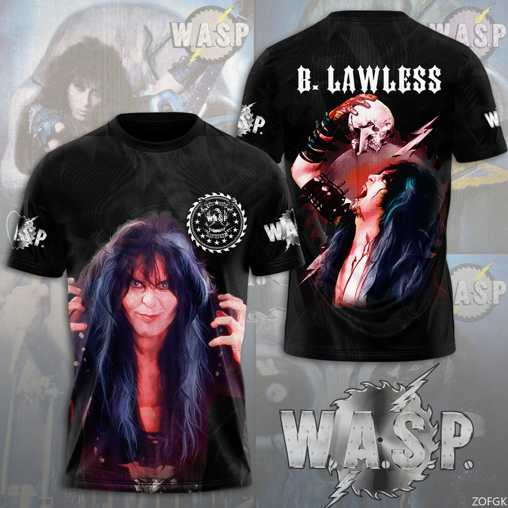 W.A.S.P Rock 3D Printing T-shi – Street Fashion Hip Hop recenzja i cena