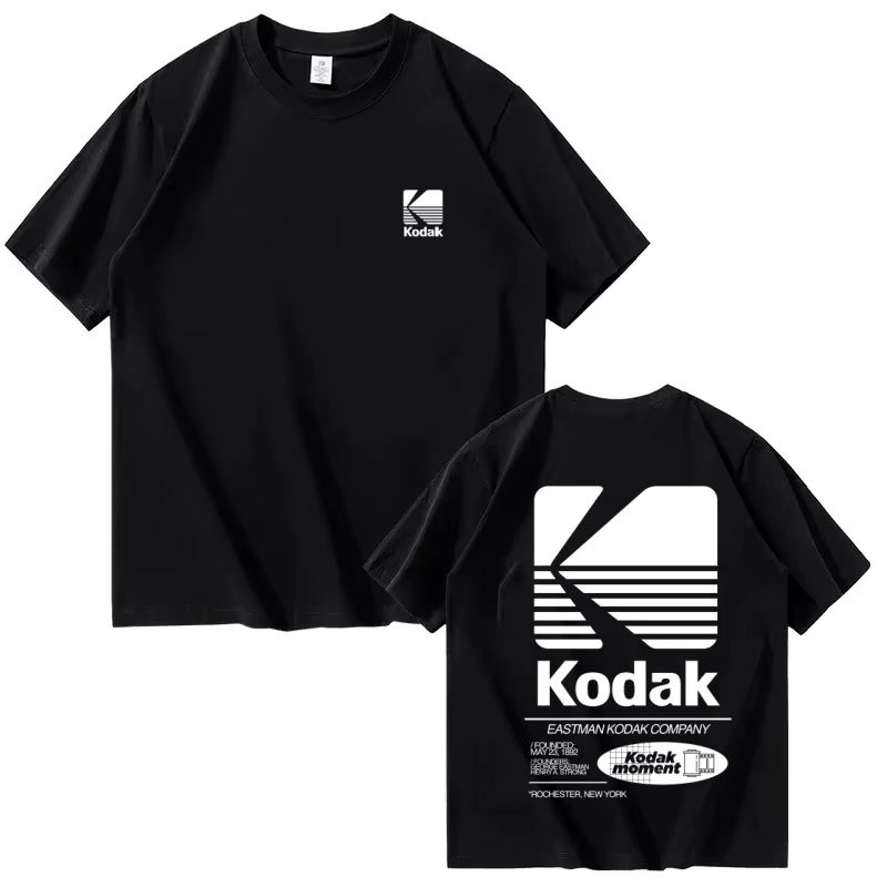 Kodak Brand Pure Cotton T-shir – Street Fashion Brand Logo recenzja i cena