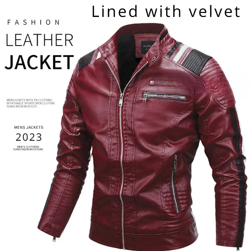 Autumn Winter Men's Motocross  – Street Fashion Jacket Men recenzja i cena