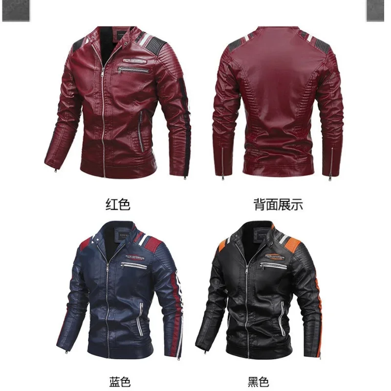 Autumn Winter Men's Motocross  – Street Fashion Jacket Men recenzja i cena