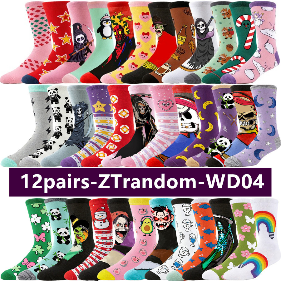 12pairs Anime Cartoon Socks Me – Street Fashion Youtube recenzja i cena
