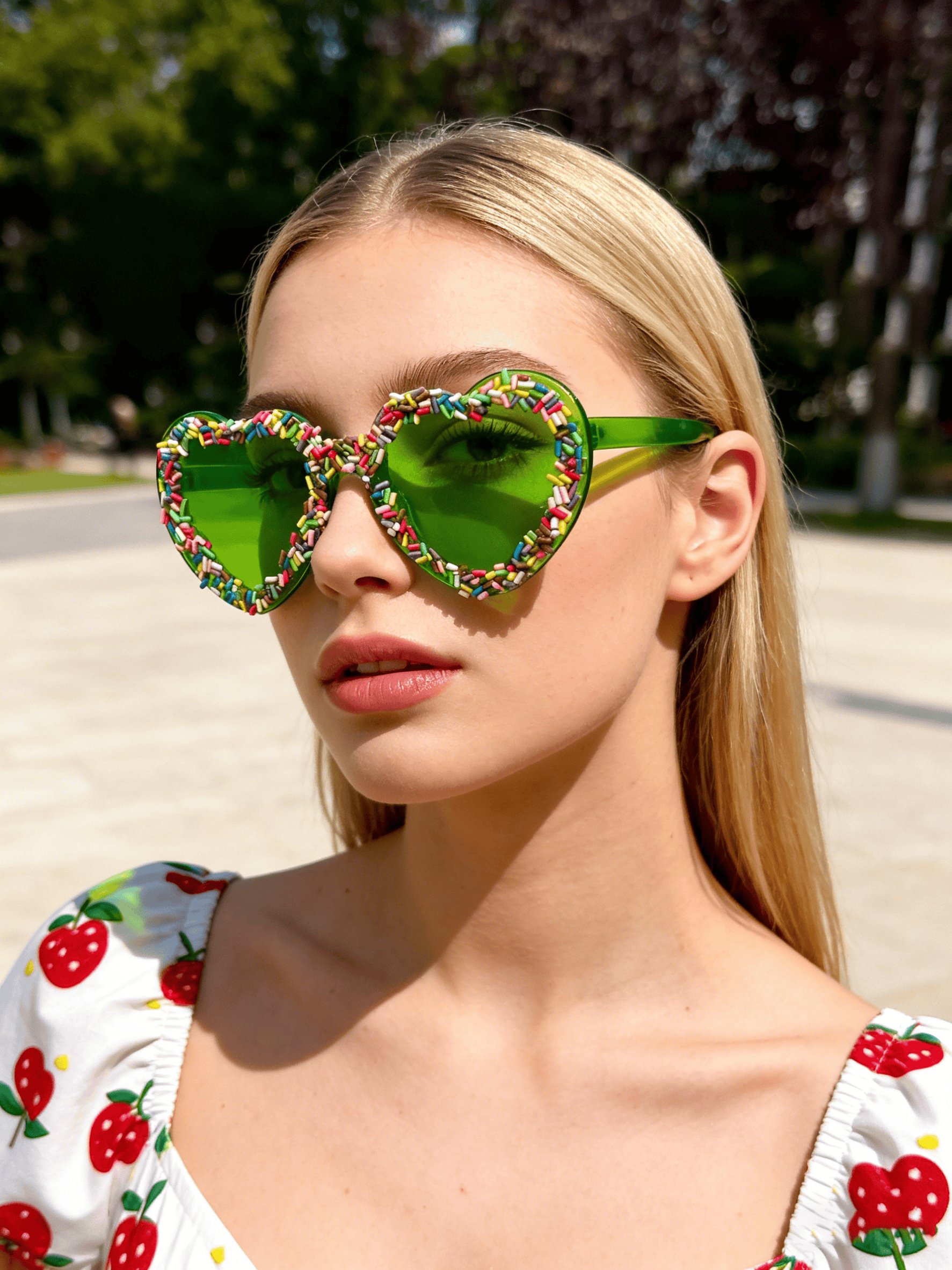 Candy Sprinkle Heart Shaped Su – Street Fashion Photo recenzja i cena