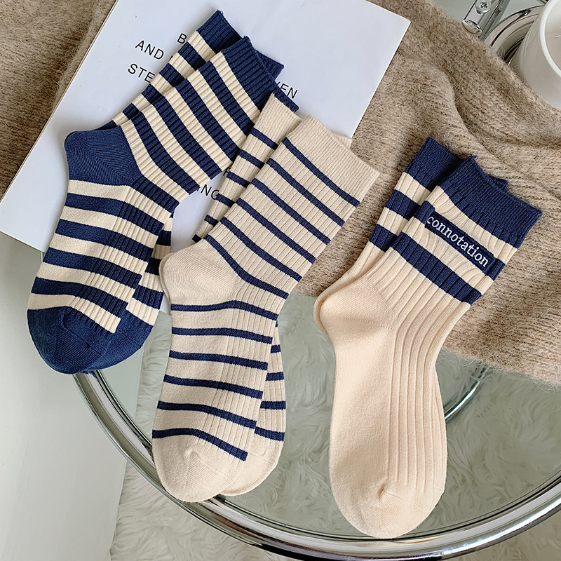 Autumn Women Sports Socks Stri – Street Fashion Youtube recenzja i cena