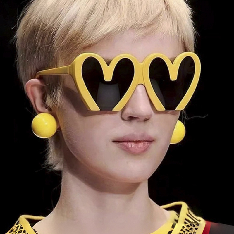 Fashion New Peach Heart Sungla – Street Fashion Photo recenzja i cena