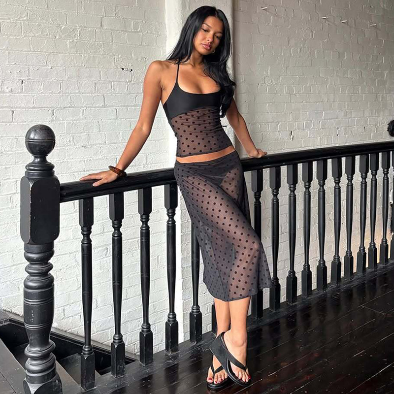 Absobe Sexy Mesh Polka Dot See – Street Fashion Youtube recenzja i cena