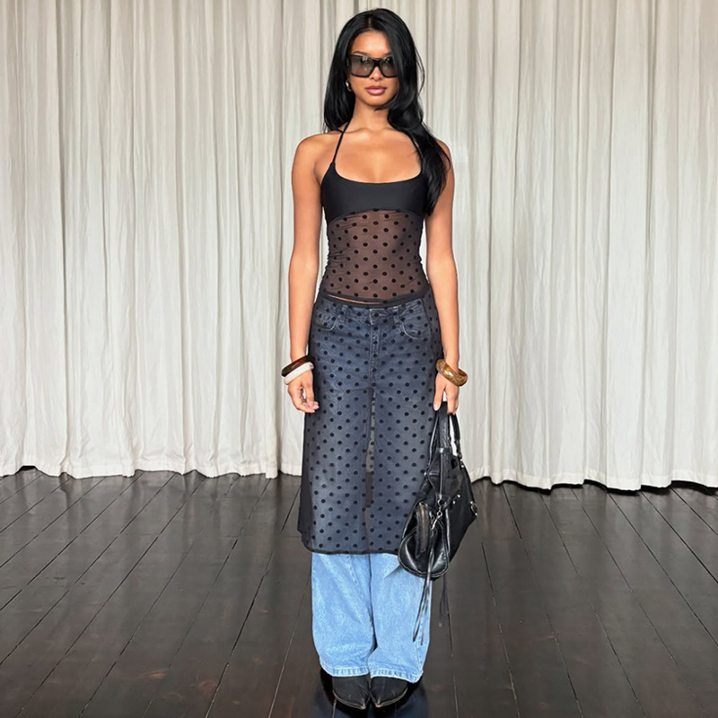 Absobe Sexy Mesh Polka Dot See – Street Fashion Youtube recenzja i cena