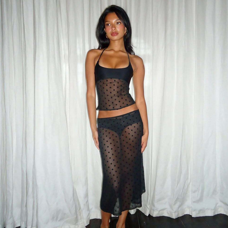 Absobe Sexy Mesh Polka Dot See – Street Fashion Youtube recenzja i cena