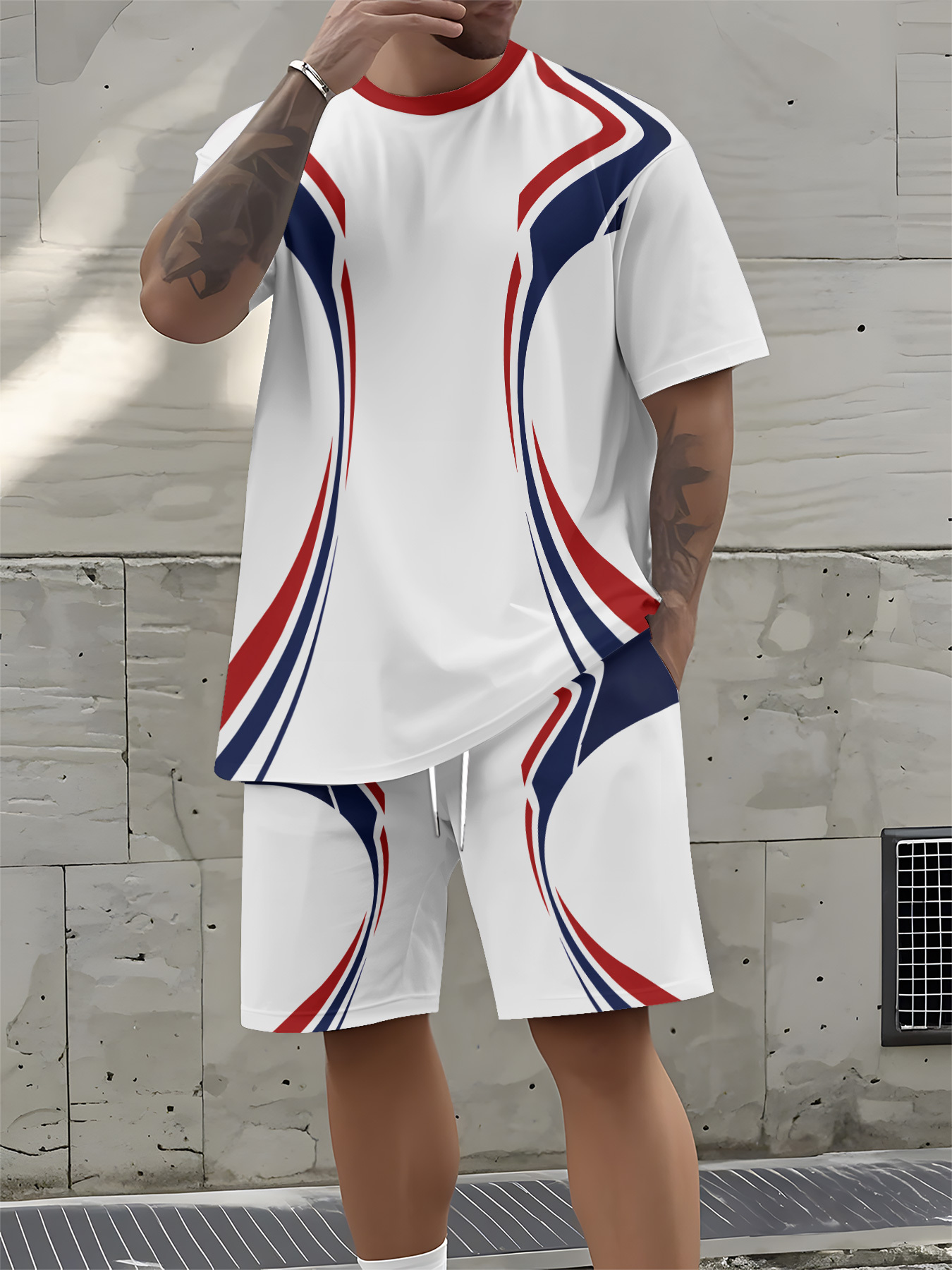 2026 Summer New Men's Short-Sl – Street Fashion Summer 2026 recenzja i cena