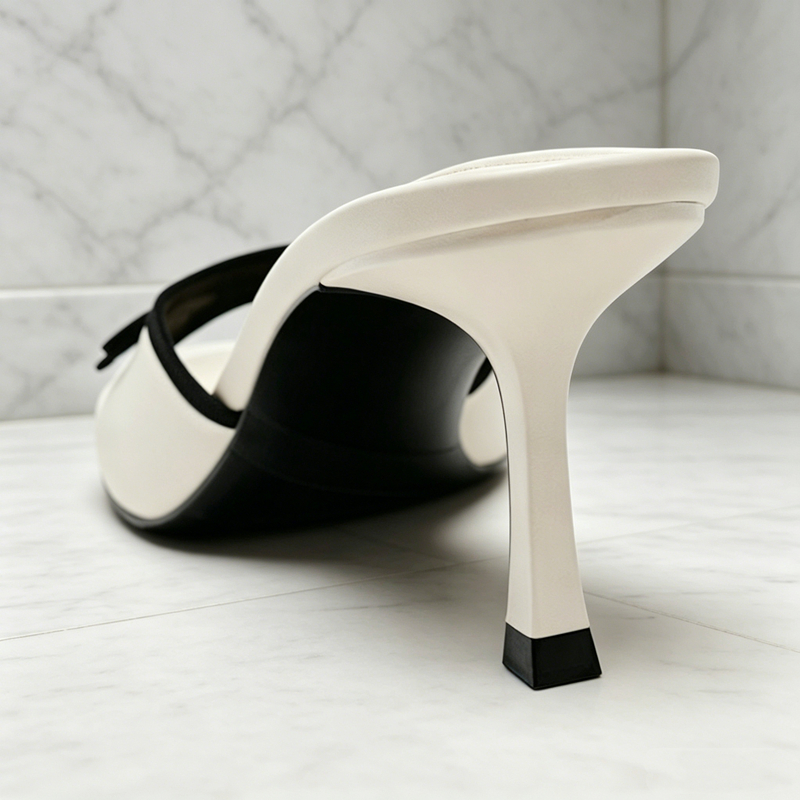 Fashion Bow Detail Heeled Sand – Street Fashion Brand recenzja i cena